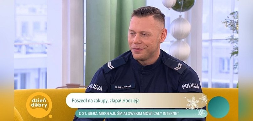 Inowrocławski policjant gościem „Dzień Dobry TVN”