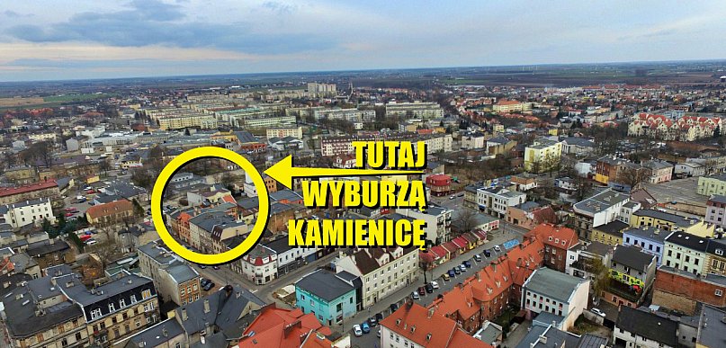 W centrum miasta będą rozbierać kamienicę, więc zamkną ulicę