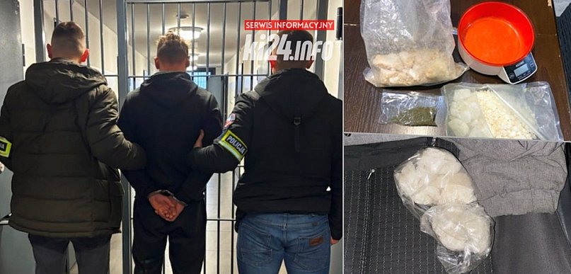 23-latek z Janikowa wpadł z narkotykami w samochodzie