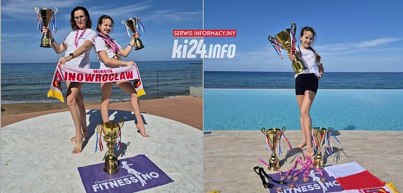 Medale z Europy jadą do Inowrocławia. Fitnessino na podium