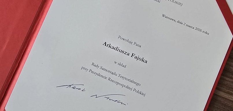 Inowrocławska KO ostro komentuje powołanie Fajoka do prezydenckiej rady