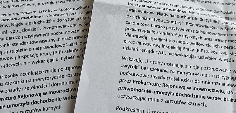 Była dyrektor i były wiceprezes PGKiM odpowiadają na zarzuty radnych KO