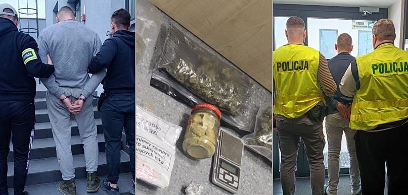 Narkotykowe wpadki w Inowrocławiu i Janikowie