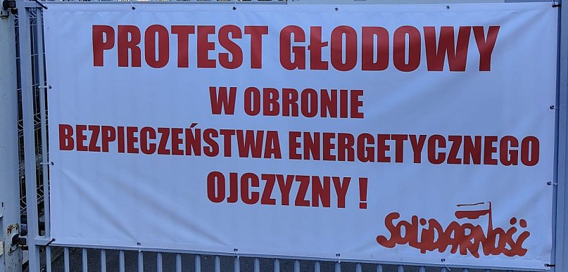 Szef protestu głodowego w IKS „Solino” zabrany do szpitala