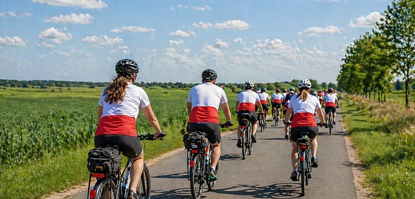 Rajd rowerowy w barwach biało-czerwonych. Gniewkowo zaprasza