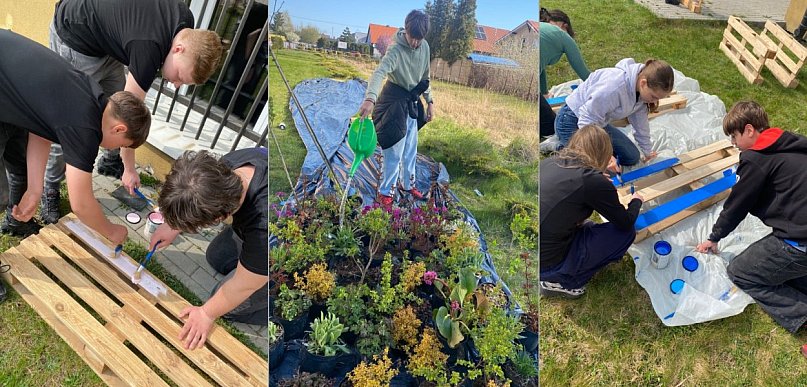 W mątewskiej "Dziewiątce" powstaje Zielona Przystań