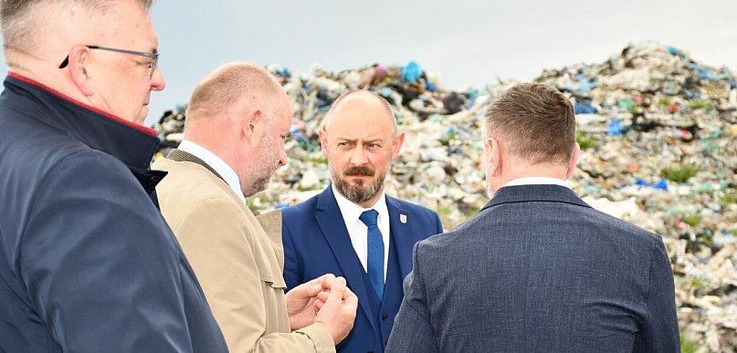Rozmowy o przyszłości składowiska w Giebni