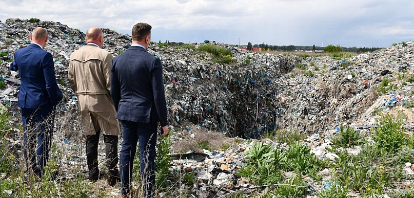 Rozmowy o przyszłości składowiska w Giebni