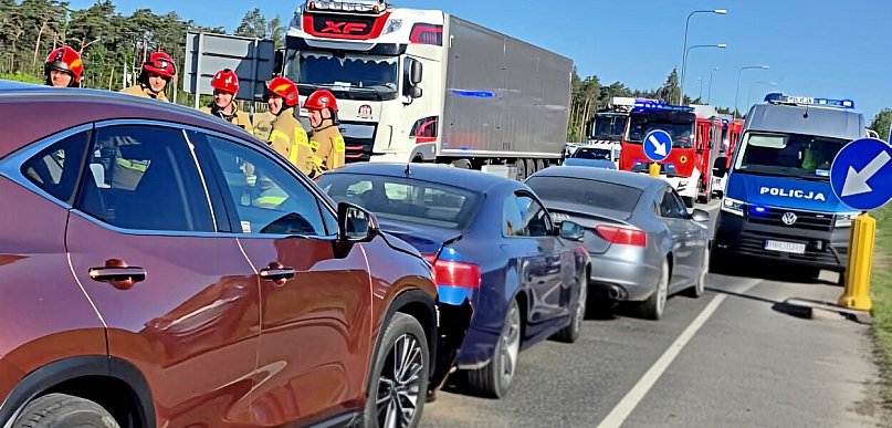 Wypadek w Brzozie. Zablokowana trasa do Bydgoszczy