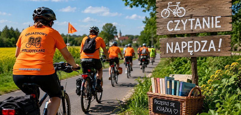 Biblioteka zaprasza na rowerową wyprawę z książką