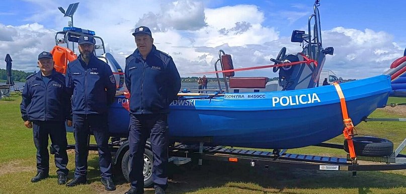 Nowa łódź dla policji. Będzie patrolować Gopło i jeziora regionu