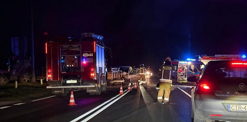 Poważny wypadek na trasie do Bydgoszczy - 54338