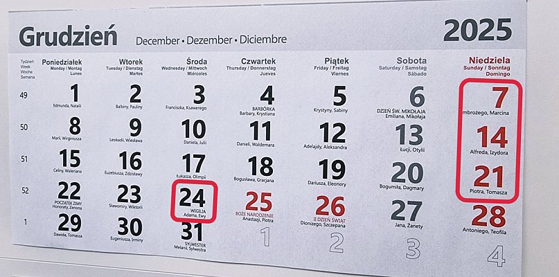 Grudzień wywraca kalendarz do góry nogami. Takich zmian jeszcze nie było - 54723