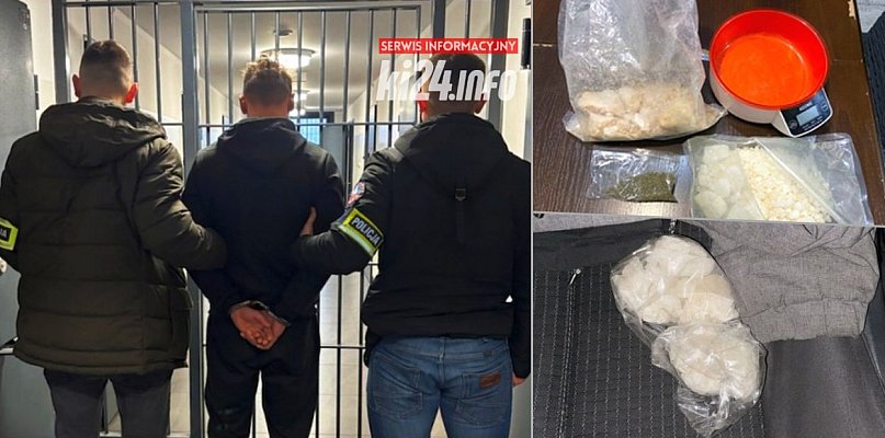 23-latek z Janikowa wpadł z narkotykami w samochodzie