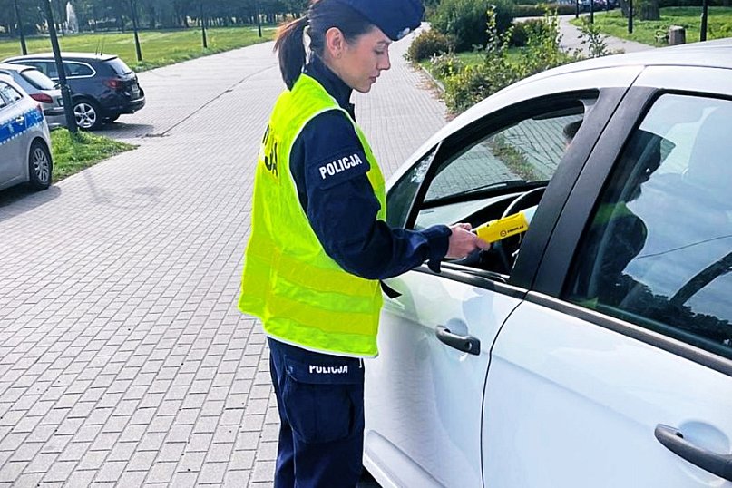 Policjanci sprawdzali trzeźwość kierowców