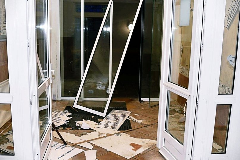 Zrobił demolkę w szpitalu