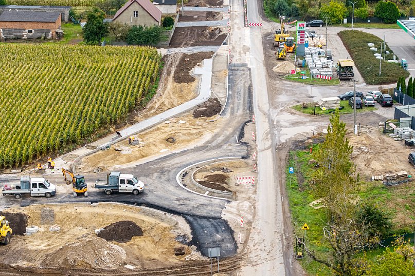 Modernizują drogi w powiecie inowrocławskim