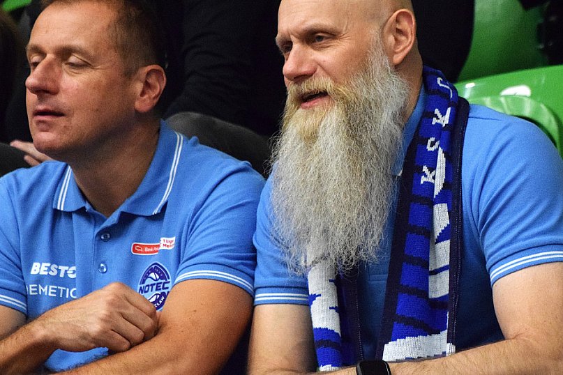 Kibice na meczu Noteć - Basket Poznań: Jakub Kozłowski