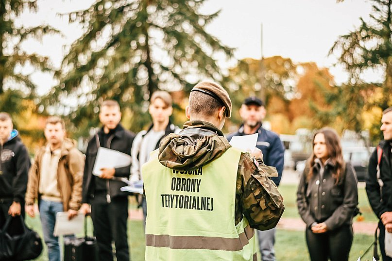 Pomaszerowali do wojska na ochotnika