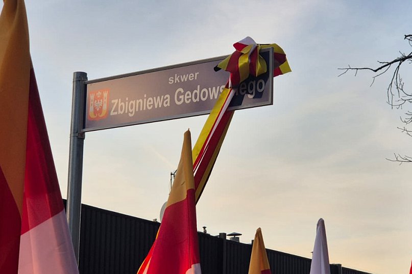 Nowy skwer w Inowrocławiu - patronem Z. Gedowski