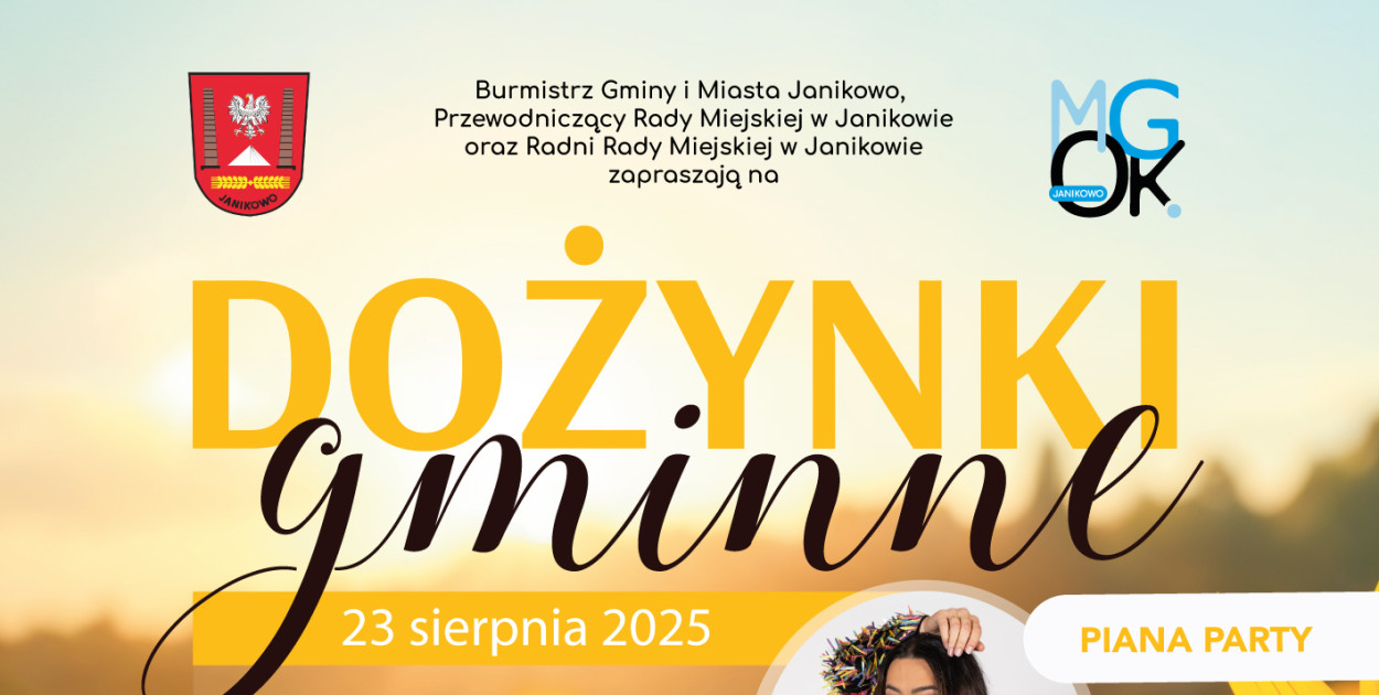 Dożynki Gminy Janikowo. Ależ to będzie impreza! Zobacz program