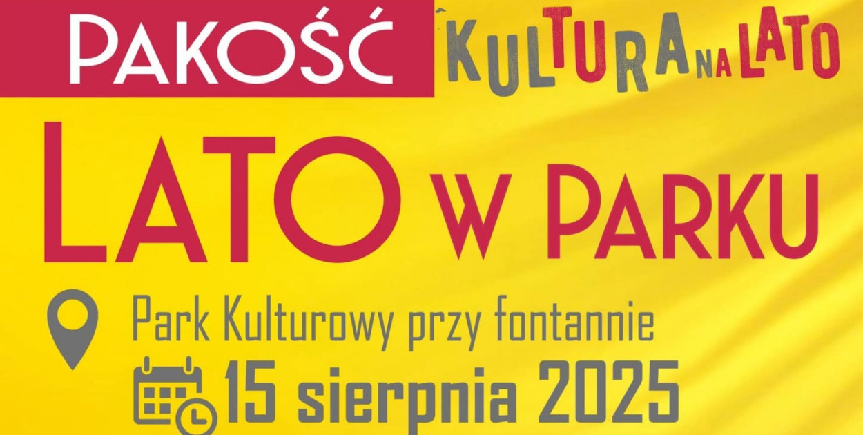 Lato w Parku – muzyka, zabawa i włoski klimat w Pakości