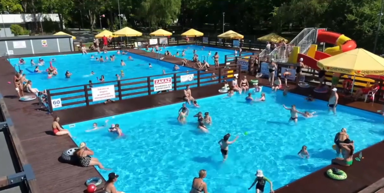 Lato w pełni - Gniewkowo zaprasza na kompleks basenów