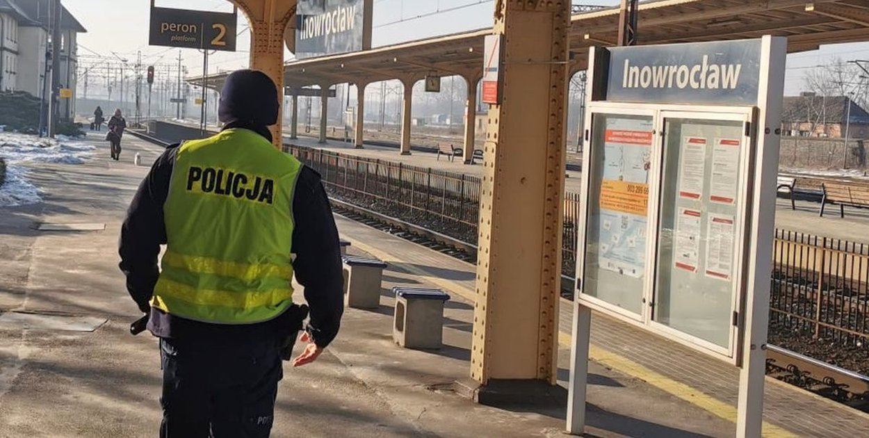 Policjanci z Inowrocławia i Gniewkowa w akcji RAILPOL