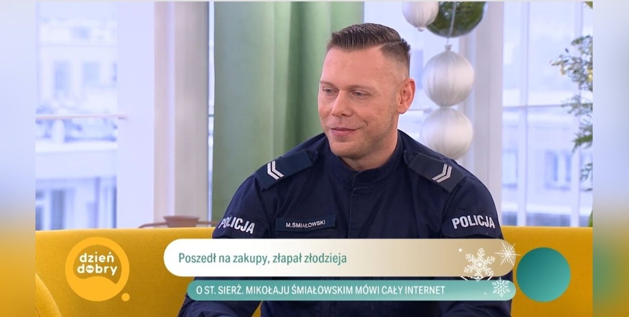 Inowrocławski policjant gościem „Dzień Dobry TVN”