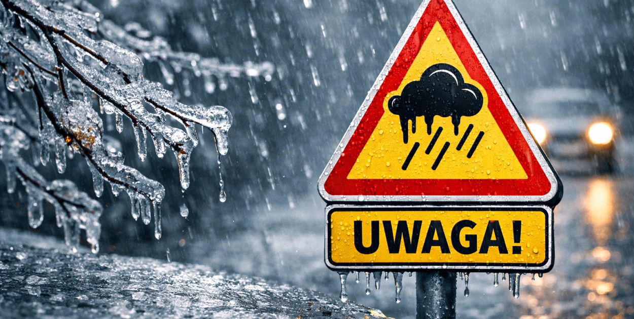 Uwaga, gołoledź! Jest ostrzeżenie pogodowe