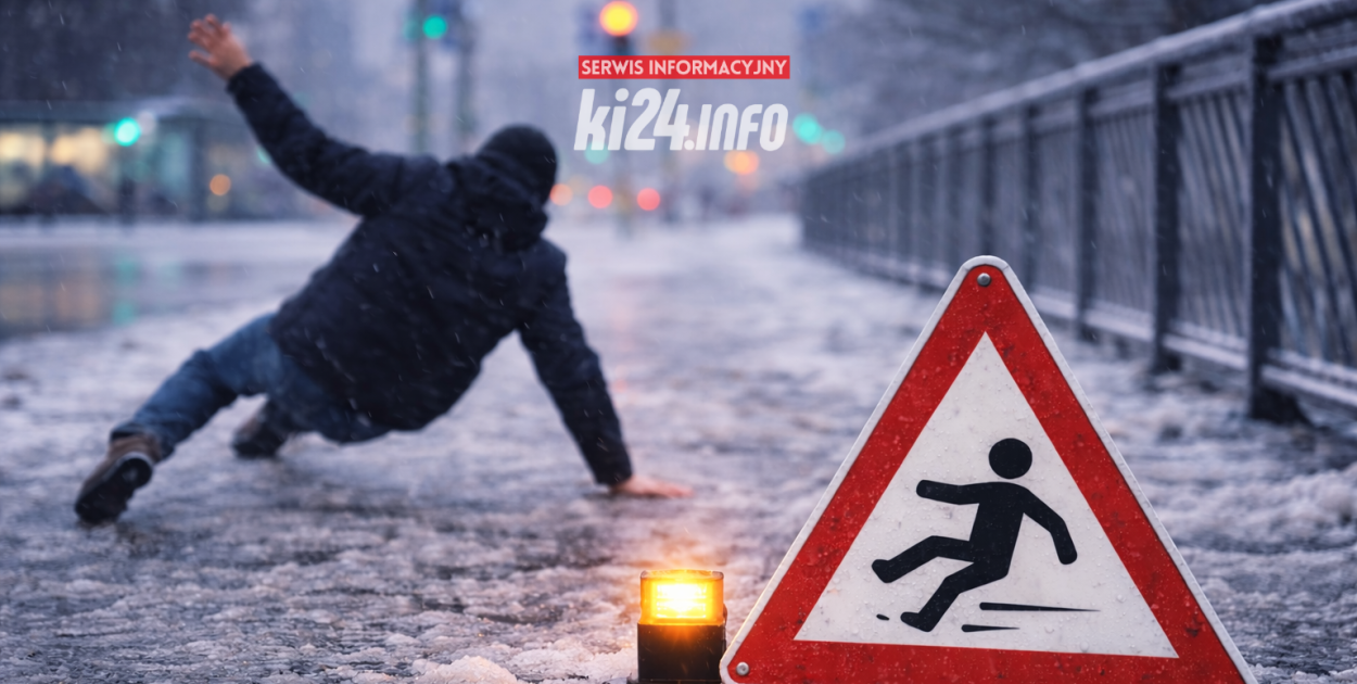 Wieczorem deszcz, rano lodowisko. IMGW ostrzega mieszkańców regionu