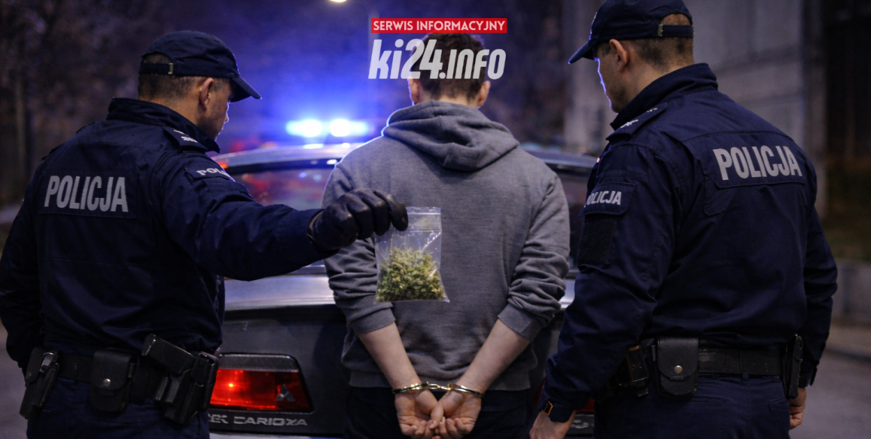 Jechał mimo zakazu i z narkotykami. 20-latek wpadł w Strzelnie