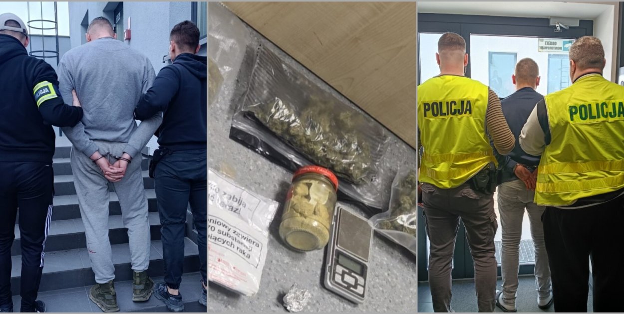 Narkotykowe wpadki w Inowrocławiu i Janikowie