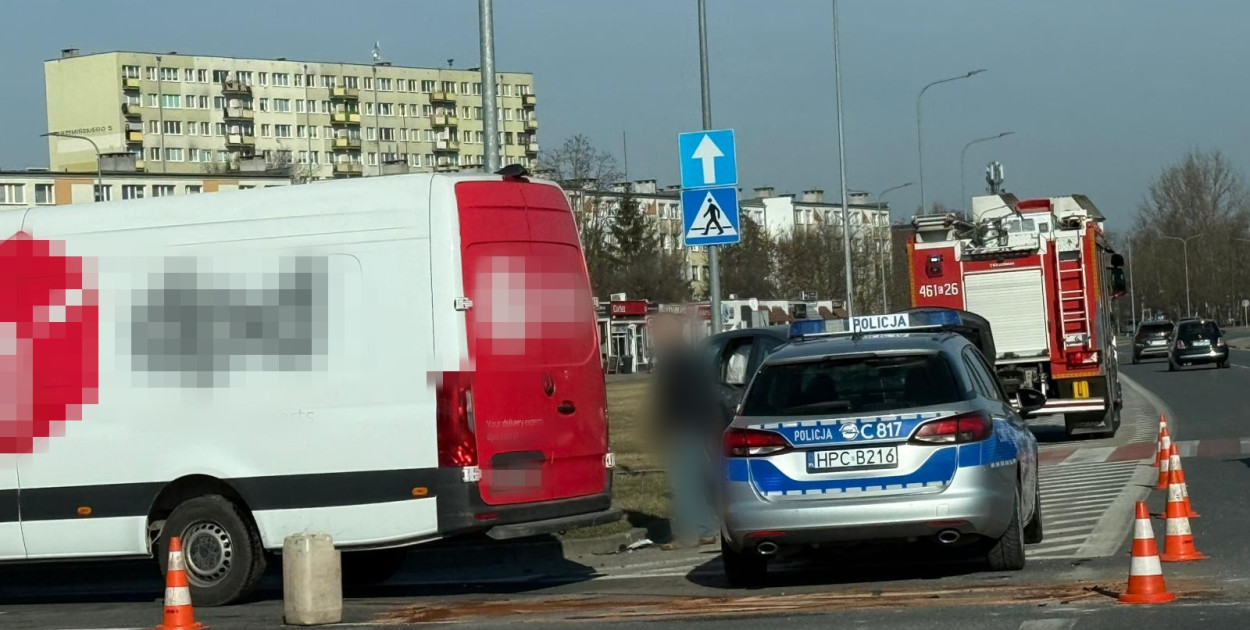 Kraksa na rąbińskim skrzyżowaniu. Są utrudnienia