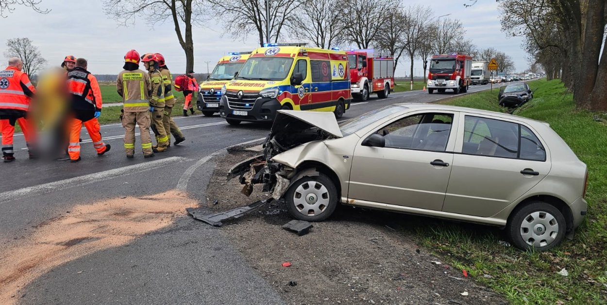 Groźny wypadek na trasie do Torunia. Są utrudnienia