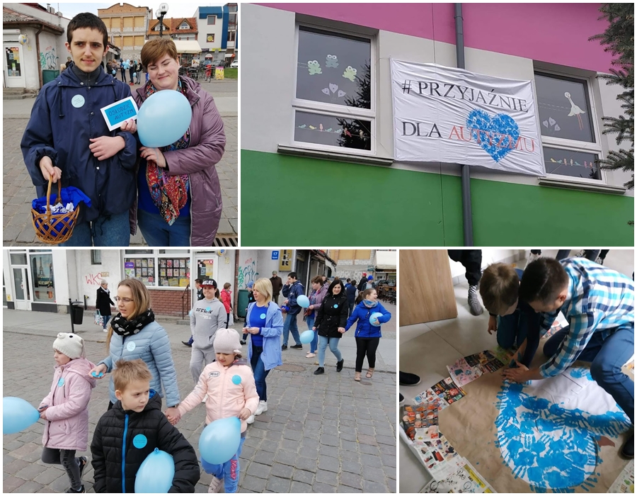 Migawki z zeszłorocznych obchodów Dnia Świadomości Autyzmu