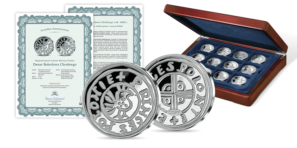 Eleganckie etui z otwartą srebrną monetą i certyfikatem autentyczności, leżące na ciemnym suknie, podkreślające bezpieczeństwo zakupu. Eleganckie etui z otwartą srebrną monetą i certyfikatem autentyczności, leżące na ciemnym suknie, podkreślające bezpieczeństwo zakupu.